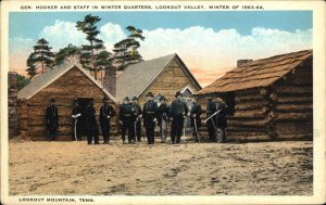 Civil War Confederacy General Hooker Lookout Mountain TN 1863-64 c1920 PC