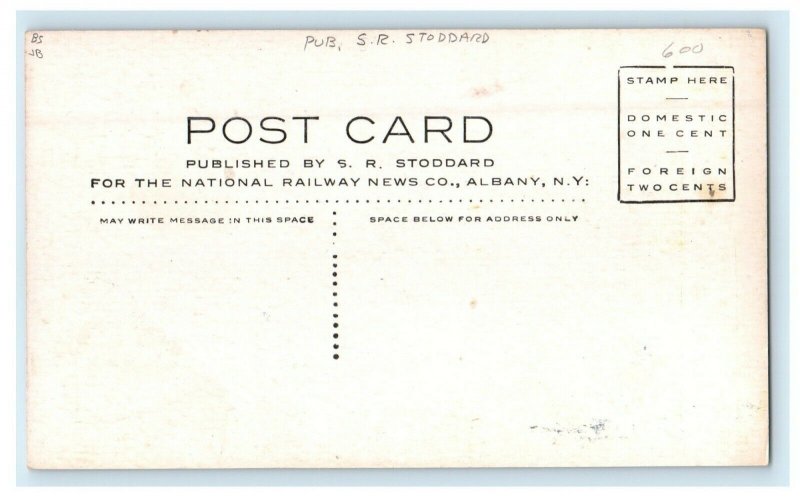 Steamer Chateaugay Lake Champlain S.R. Stoddard Albany New York NY Postcard 