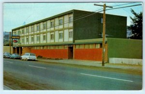 NORTH KAMLOOPS, B.C. Canada ~ Roadside VILLAGE HOTEL 1973  Postcard