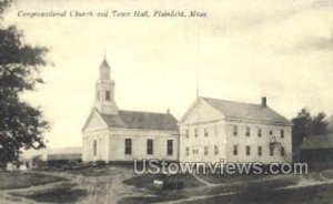 Congregational Church & Town Hall - Plainfield, Massachusetts MA