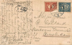 Netherlands Stoombootveer Enkhuizen Stavoren Vintage Postcard 08.49