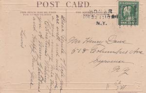 Christmas Greetings from Homer NY, New York - Castle Scene - DB