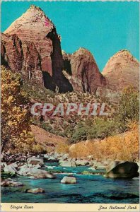 Modern Postcard Virgin River Zion National Park Utah East Temple