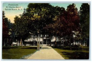 c1910's Promenade St. Charles Hotel & Restaurant Sylvan Beach New York Postcard