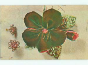 Pre-1980 This Is A Postcard CORSAGE SOLD BY NATIONAL HANDICRAFT COMPANY AC7198