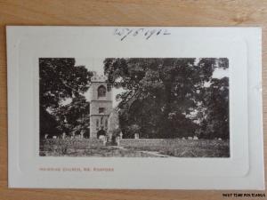 Essex HAVERING CHURCH nr Romford c1912 by H.W.Rawlings of Romford