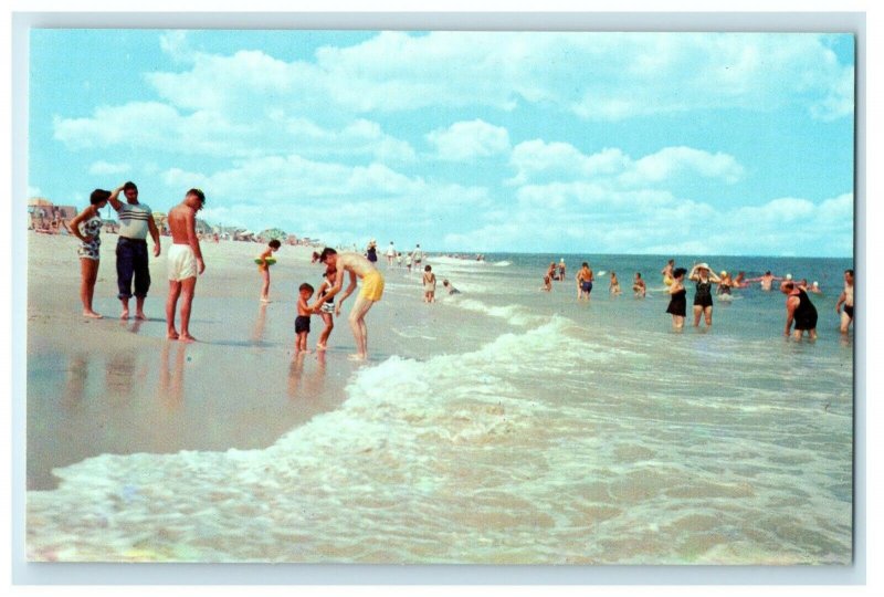c1960's Greetings From Oneida New York NY Surf Bathing Postcard 