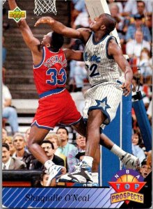 1993 NBA Basketball Card Shaquille O'Neal Orlando Magic sk20223