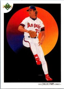 1991 Upper Deck Baseball Card Chuck Finley California Angels sk20587