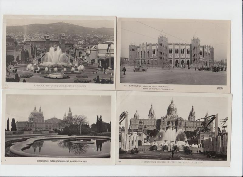 BARCELONA BARCELONE EXPO SPAIN ESPAGNE 18 CPA (1929)