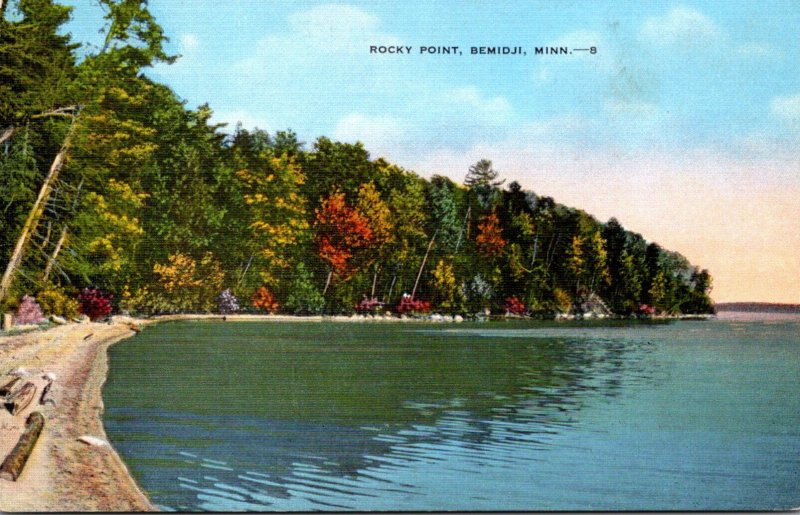 Minnesota Bemidji Scene At Rocky Point