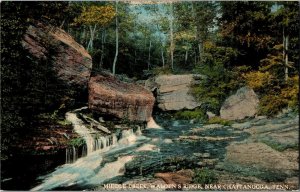 Middle Creek, Walden's Ridge, Near Chattanooga TN Vintage Postcard D62