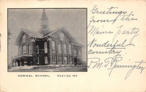 Castine Maine Normal School, Photo Print W/ Border Vintage Postcard U8322