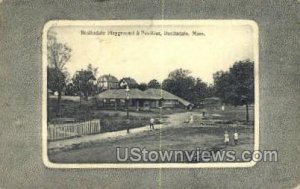 Roslindale Playground & Pavilion - Massachusetts MA Postcard