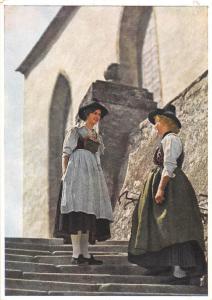BR27470 Tiroler landestrachten Brizental folklore costume women femmes austria