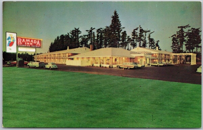 Ramada Inn Portland Oregon OR Roadside Hotels Unused Vintage Postcard H63