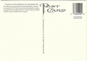 Castillo De San Marcos, Cannons, St. Augustine, Florida, 1986 Chrome Postcard