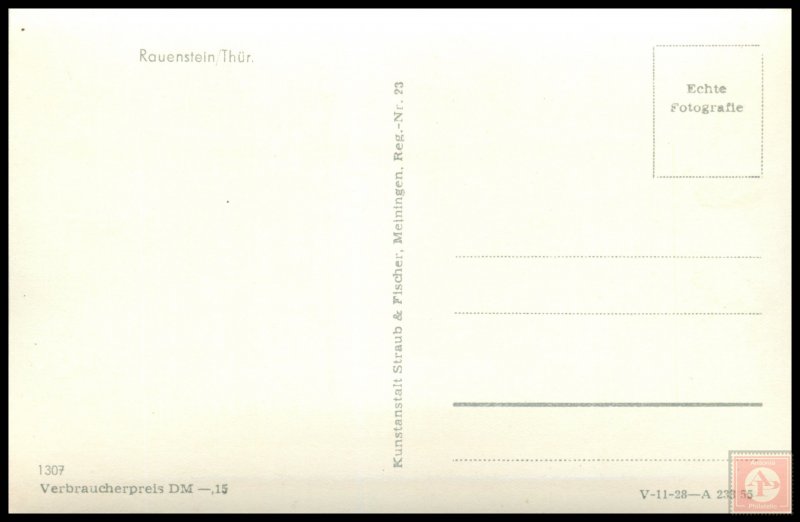 Rauenstein / Area (RPPC), Germany