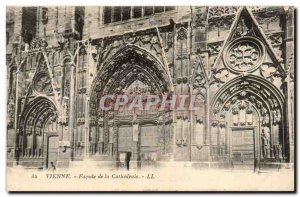 Vienna - Facade of the Cathedral - Old Postcard