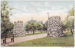 SALEM, New Hampshire, 1900-1910's; Entrance To Canobie Lake Park