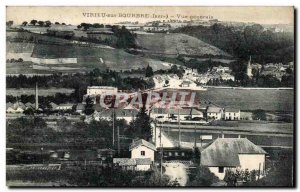 Virieu on Bourbre - Vue Generale - Postcard Old Train