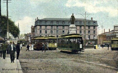 Monument Square in Portland, Maine