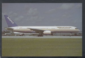 Aviation Postcard - Aeroplane - G-BUDZ B757 Avianca, Miami Airport  T9724