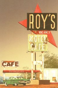 Roy's Motel Cafe Route 66 California Restaurant Plain Back Postcard