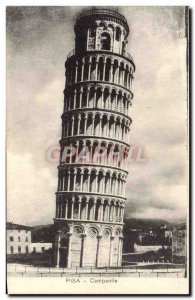 Postcard Old Pisa Campanile