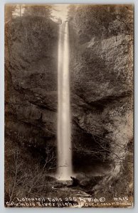 Latourall Falls Columbia River Highway Oregon Postcard X23