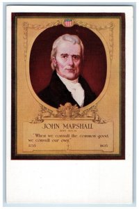 c1910's John Marshall Walk Over Shoes Advertising Brockton MA Antique Postcard