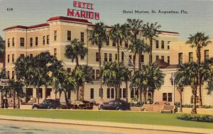 ST AUGUSTINE FLORIDA  FL~HOTEL MARION-MATANZAS BAY~POSTCARD