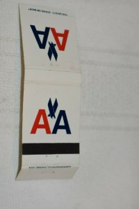 American Airlines Advertising 20 Strike Matchbook Cover