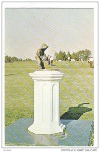 Sun Dial On Pine Hurst Green, Pine Hurst, North Carolina, 40-60s