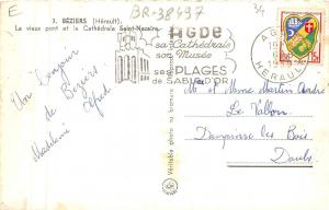 BR38497 Beziers le vieux pont et la cathedrale saint nazaire france