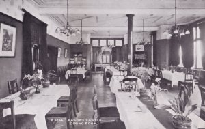 Leasowe Castle Dining Room Restaurant Cheshire Old Postcard