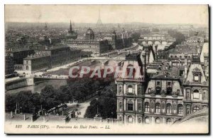 Postcard Old Paris Panorama of Eight Bridges