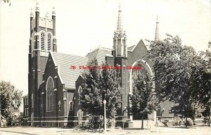 NE, Hastings, Nebraska, RPPC, Methodist Church, Exterior View, LLCook Photo