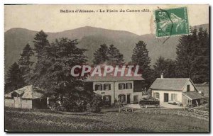 Old Postcard Ballon d Aslace The Plain Canon