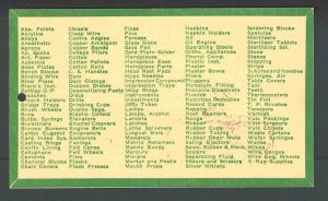 1959 S S White Dental Co Omaha Ne Lists About 150 Items For Dentists