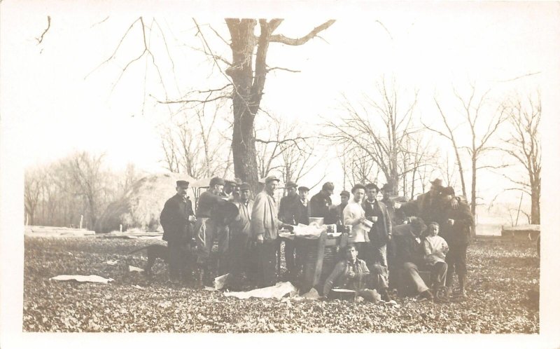 F80/ New Ulm Minnesota RPPC Postcard 1912 Rabbit Hunting Hunt 2