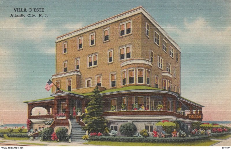 ATLANTIC CITY , New Jersey , 1930-40s ; Villa D'Este