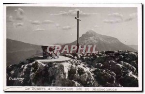 Old Postcard The Summit Charmant Som and Chamechaude