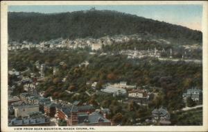 Mauch Chunk PA From Bear Mountain c1920 Postcard