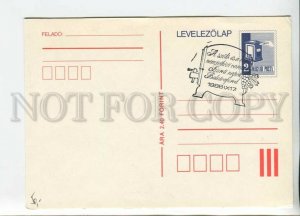450495 HUNGARY 1988 year mailbox special cancellations POSTAL stationery