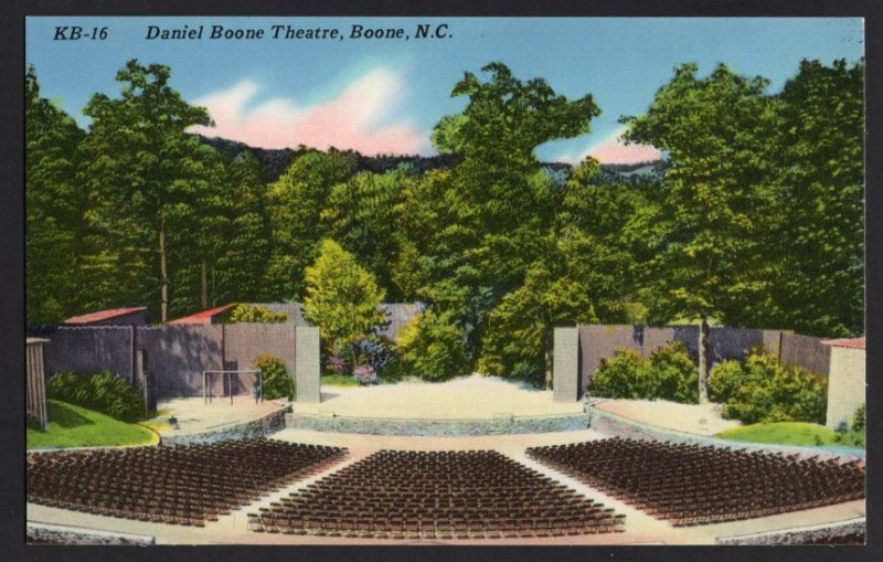 North Carolina BOONE Daniel Boone Theatre Blue Ridge Parkway Chrome