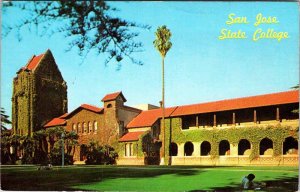 Postcard SCHOOL SCENE San Jose California CA AK9509