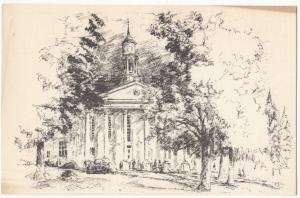 Northampton County Courthouse, Easton, PA, unused Postcard