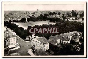 Old Postcard Niort General view of the Place de la Breche