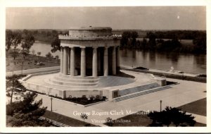 Indiana Vincennes George Rogers Clark Memorial Real Photo